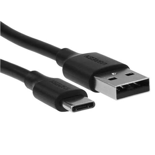 Купить Кабель круглый Ugreen USB Type-C - USB 2.0 Type-A черный 3 м  5601280. Характеристики, отзывы и цены в Донецке