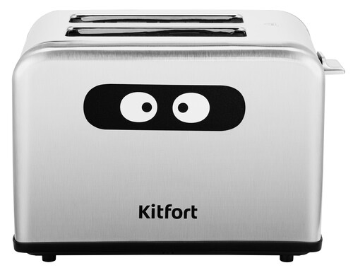 Купить Тостер Kitfort КТ-6834 серебристый  9313457. Характеристики, отзывы и цены в Донецке