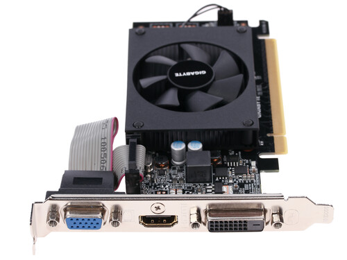 Купить Видеокарта GIGABYTE GeForce GT 710 LP [GV-N710D3-2GL]  1046550. Характеристики, отзывы и цены в Донецке