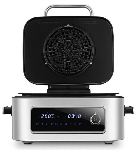 Купить Аэрогриль Kitfort КТ-8125 серый  9300345. Характеристики, отзывы и цены в Донецке