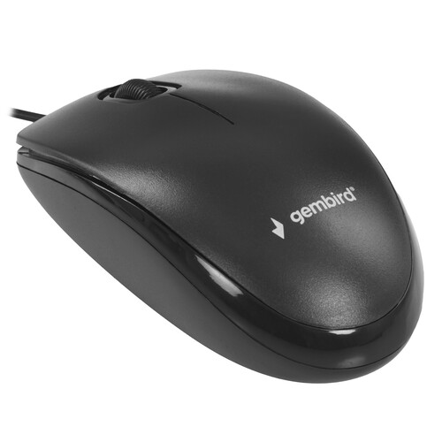 Купить Мышь проводная Gembird MOP-200  черный  5626299. Характеристики, отзывы и цены в Донецке