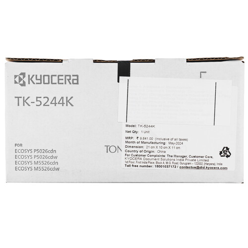 Купить Картридж лазерный Kyocera TK-5244K черный  5481662. Характеристики, отзывы и цены в Донецке