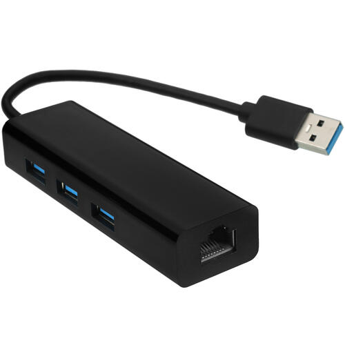 Купить Сетевая карта 5bites UA3-45-04BK + USB3.0 HUB 3-port  1101511. Характеристики, отзывы и цены в Донецке