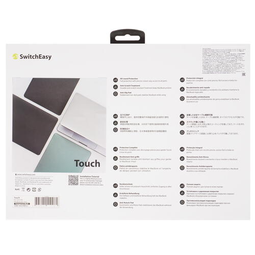 Купить 13.6" Накладка SwitchEasy Touch MacBook Protective Case серый  9122500. Характеристики, отзывы и цены в Донецке