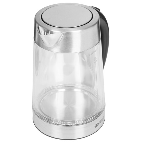 Купить Электрочайник Gorenje K17GDWII серебристый  9129601. Характеристики, отзывы и цены в Донецке