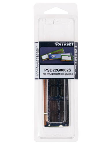Купить Оперативная память SODIMM Patriot Signature [PSD22G8002S] 2 ГБ  1069147. Характеристики, отзывы и цены в Донецке