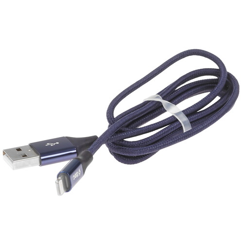Купить Кабель круглый TTEC Lightning 8-pin - USB 2.0 Type-A синий 1.2 м  9140784. Характеристики, отзывы и цены в Донецке