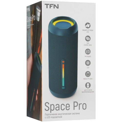 Купить Портативная колонка TFN Space Pro, синий  5495596. Характеристики, отзывы и цены в Донецке