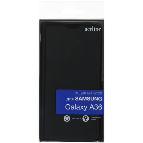 Купить Чехол-книжка  Aceline Kors для Samsung Galaxy A36 черный  9195181. Характеристики, отзывы и цены в Донецке