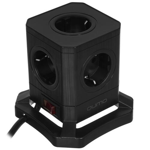 Купить Сетевой фильтр QUMO Power Block System PD1 12SP5U (P-0003) черный  5416306. Характеристики, отзывы и цены в Донецке