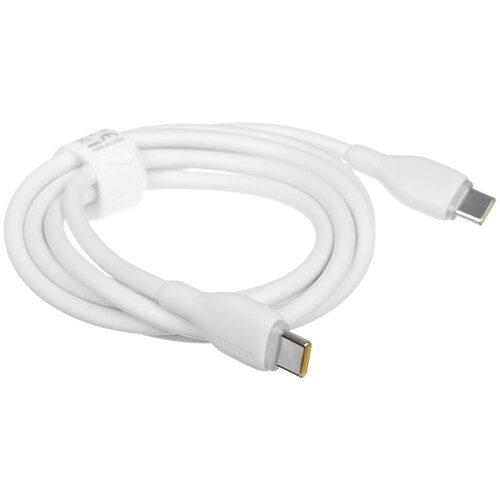 Купить Кабель круглый Baseus USB Type-C - USB Type-C белый 1.5 м  5627480. Характеристики, отзывы и цены в Донецке