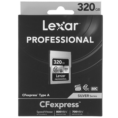 Купить Карта памяти Lexar CFexpress microSDXC 320 ГБ [LCAEXSL320G-RNENG]  9262239. Характеристики, отзывы и цены в Донецке