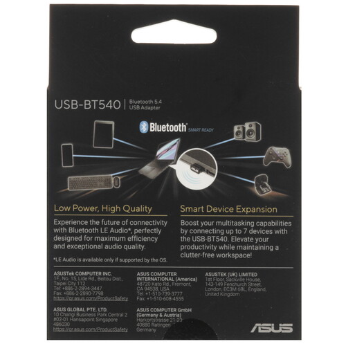 Купить Bluetooth адаптер ASUS USB-BT540  5634775. Характеристики, отзывы и цены в Донецке