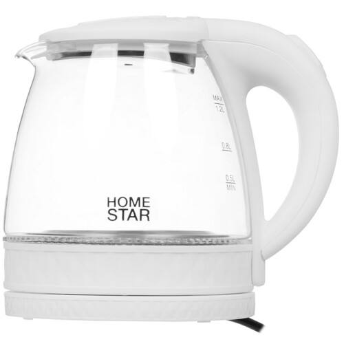 Купить Электрочайник Homestar HS-1053 белый  9062638. Характеристики, отзывы и цены в Донецке