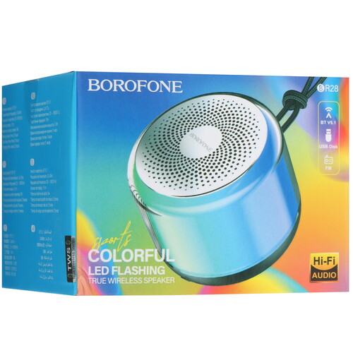 Купить Портативная колонка Borofone BR28, черный  9237947. Характеристики, отзывы и цены в Донецке