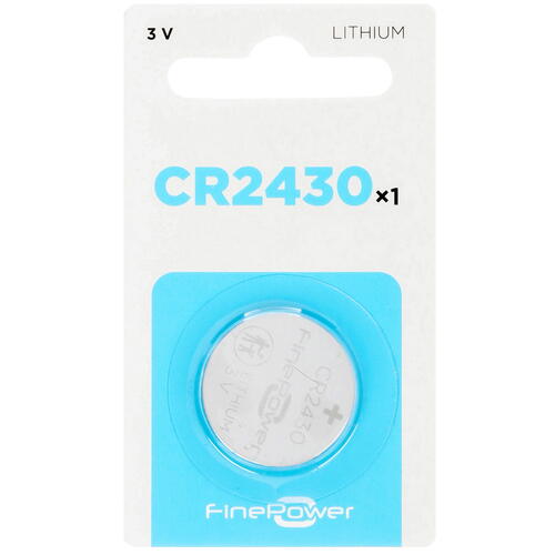 Купить Батарейка FinePower плоская / CR2430  5413705. Характеристики, отзывы и цены в Донецке