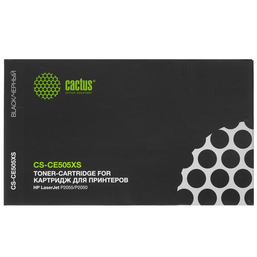 Купить Картридж лазерный Cactus CS-CE505X черный, с чипом  6604704. Характеристики, отзывы и цены в Донецке