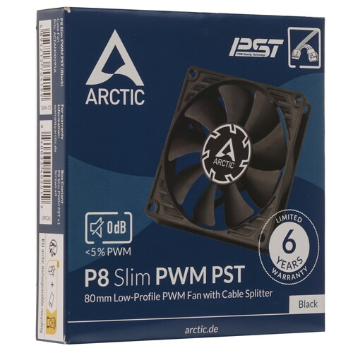Купить Вентилятор ARCTIC P8 Slim PWM PST  9289964. Характеристики, отзывы и цены в Донецке