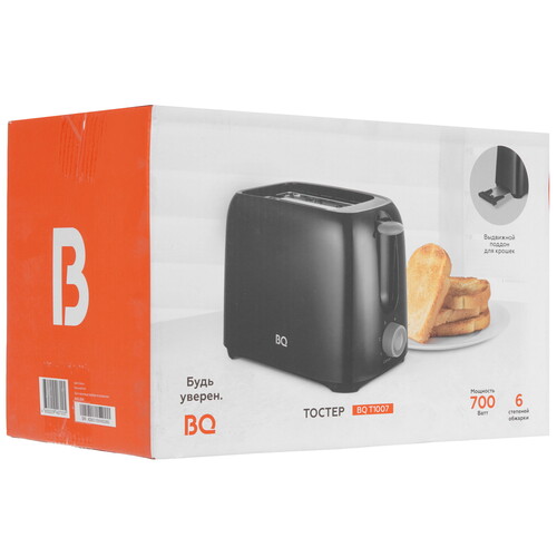 Купить Тостер BQ T1007 красный  9210820. Характеристики, отзывы и цены в Донецке