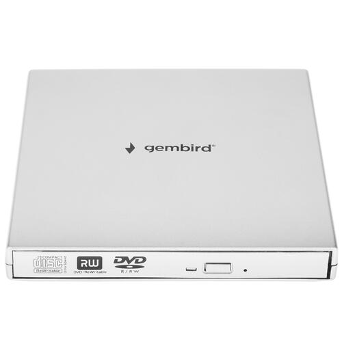 Купить Привод внеш. DVD-RW Gembird DVD-USB-02-SV  5050807. Характеристики, отзывы и цены в Донецке