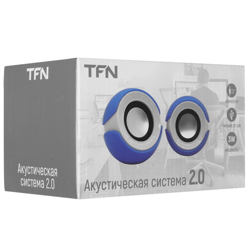 Купить Колонки TFN BS13-18 голубой  5634136. Характеристики, отзывы и цены в Донецке