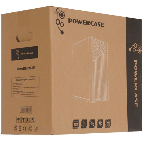 Купить Корпус PowerCase Mistral Micro X4W  5616697. Характеристики, отзывы и цены в Донецке
