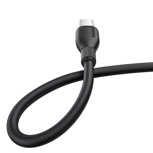 Купить Кабель круглый Baseus USB Type-C - USB Type-C черный 1.5 м  5627479. Характеристики, отзывы и цены в Донецке