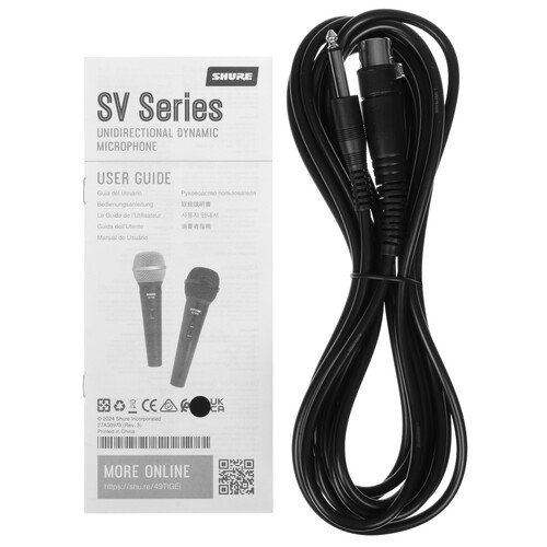 Купить Микрофон Shure SV200-C черный  9112395. Характеристики, отзывы и цены в Донецке