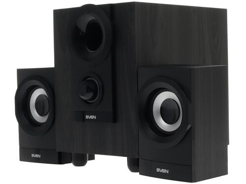 Купить Колонки SVEN MS-150 черный  1103821. Характеристики, отзывы и цены в Донецке
