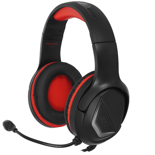 Купить Проводные наушники PANTEON GHP-260 красный 2025  9295785. Характеристики, отзывы и цены в Донецке