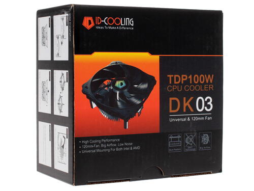 Купить Кулер для процессора ID-COOLING DK-03  1085044. Характеристики, отзывы и цены в Донецке