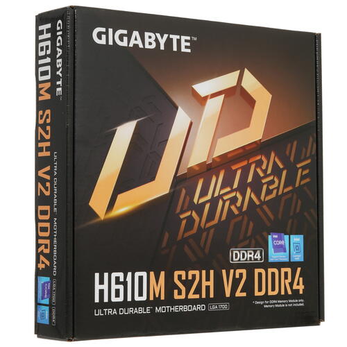 Купить Материнская плата GIGABYTE H610M S2H V2 DDR4  5402213. Характеристики, отзывы и цены в Донецке