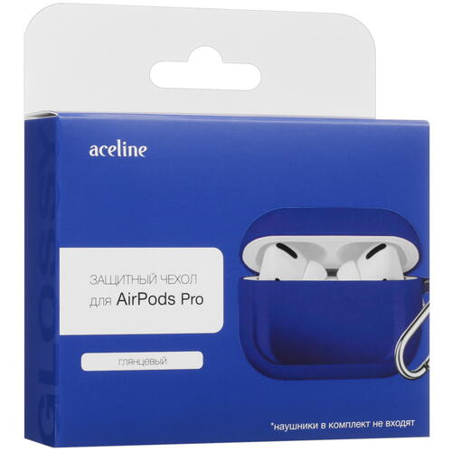 Купить Чехол Aceline для Apple AirPods Pro, синий  5427615. Характеристики, отзывы и цены в Донецке