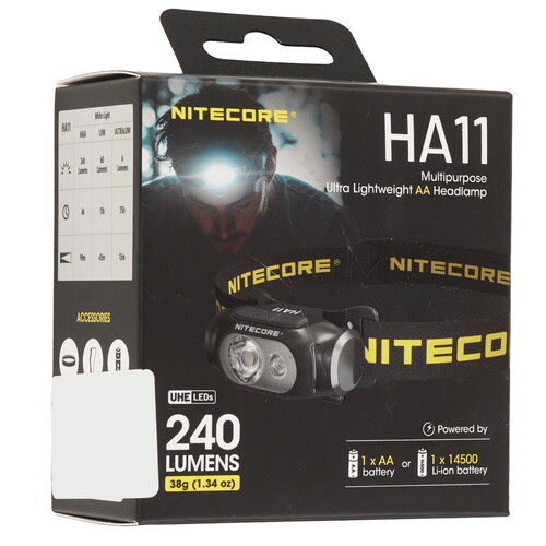Купить Фонарь Nitecore HA11  9170840. Характеристики, отзывы и цены в Донецке