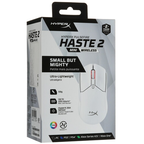 Купить Мышь беспроводная/проводная HyperX Pulsefire Haste 2 Mini Wireless  5485684. Характеристики, отзывы и цены в Донецке