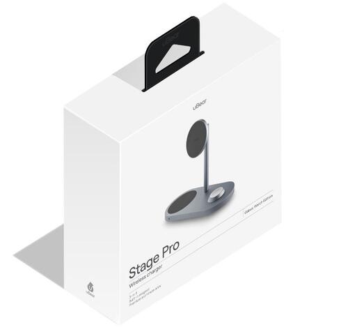 Купить Беспроводное зарядное устройство uBear Stage Pro 3-in-1 Galaxy Watch Edition серый  5466098. Характеристики, отзывы и цены в Донецке