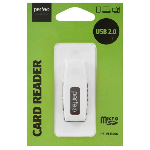 Купить Кард-ридер Perfeo PF-VI-R006  9209024. Характеристики, отзывы и цены в Донецке