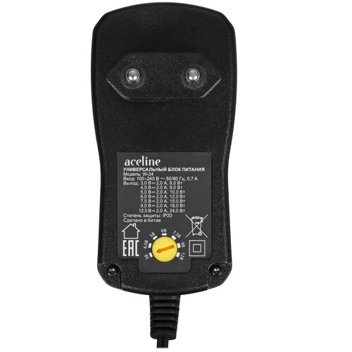Купить Адаптер питания сетевой Aceline W-24  5447528. Характеристики, отзывы и цены в Донецке