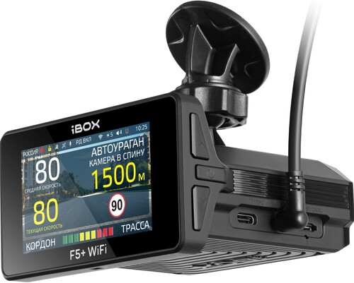 Купить Видеорегистратор с радар-детектором iBOX F5 + WiFi  9293147. Характеристики, отзывы и цены в Донецке