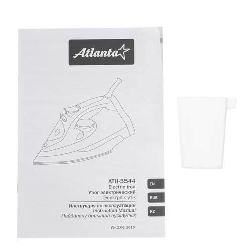 Купить Утюг Atlanta ATH-5544 голубой  8197605. Характеристики, отзывы и цены в Донецке