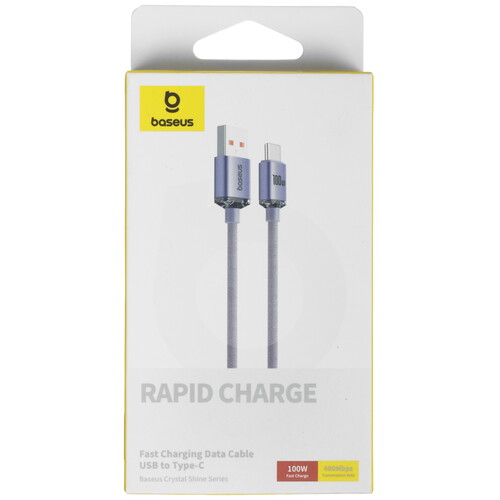 Купить Кабель круглый Baseus USB Type-C - USB 2.0 Type-A фиолетовый 2 м  9167060. Характеристики, отзывы и цены в Донецке