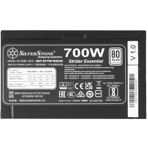 Купить Блок питания SilverStone ST70F-ES230  5358881. Характеристики, отзывы и цены в Донецке