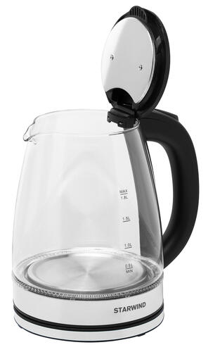 Купить Электрочайник Starwind SKG2050 черный  5353087. Характеристики, отзывы и цены в Донецке