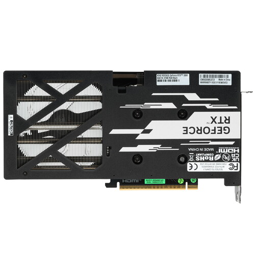 Купить Видеокарта KFA2 GeForce RTX 5060 ROCK(X) OC 2FAN RGB Black [56NSN8MDDAEK]  5629289. Характеристики, отзывы и цены в Донецке