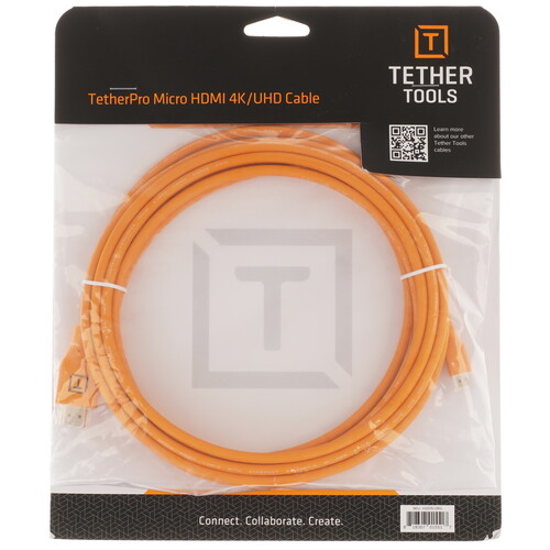 Купить Кабель однонаправленный Tether Tools HDMI - micro HDMI, 4.6 м  5605854. Характеристики, отзывы и цены в Донецке