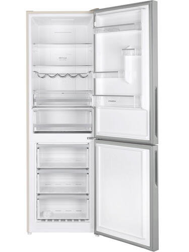 Купить Холодильник с морозильником  MAUNFELD MFF185NFBG бежевый  8160393. Характеристики, отзывы и цены в Донецке