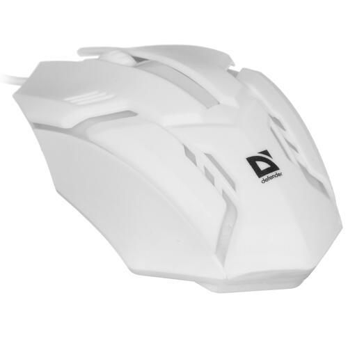 Купить Мышь проводная Defender Cyber MB-560L [52561] белый  8161292. Характеристики, отзывы и цены в Донецке