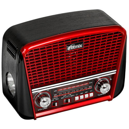 Купить Радиоприемник Ritmix RPR-050 красный  1326980. Характеристики, отзывы и цены в Донецке
