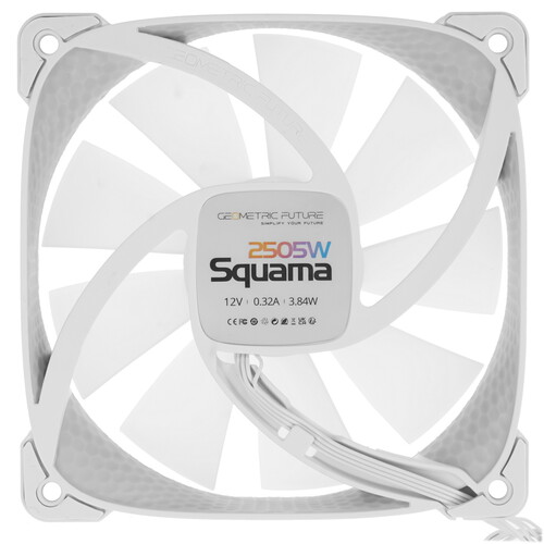 Купить Вентилятор Geometric Future Squama 2505W Single Pack [1F2505W112001] белый  5615562. Характеристики, отзывы и цены в Донецке