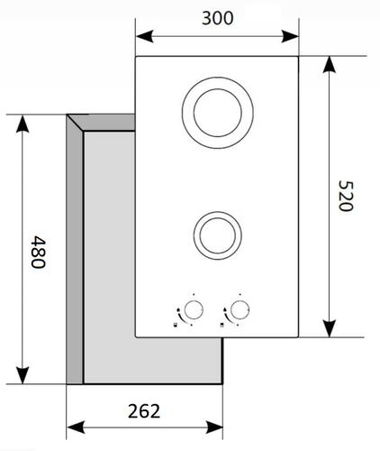 Купить Газовая варочная поверхность Akpo PGA 302 FGC2 BL  9907754. Характеристики, отзывы и цены в Донецке